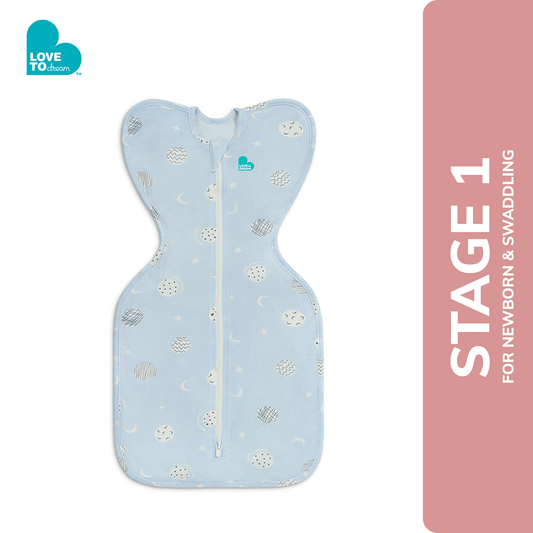 Swaddle Up™ 0.2 TOG Bamboo Light Blue – Little Dreamer