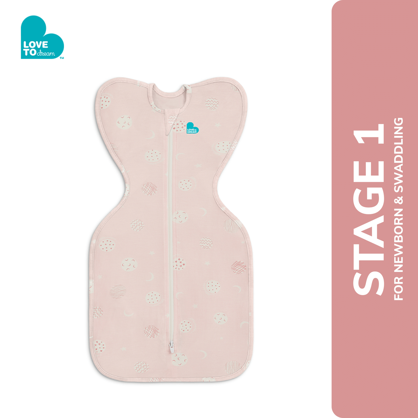 Swaddle Up™ 0.2 TOG Bamboo Light Pink – Little Dreamer