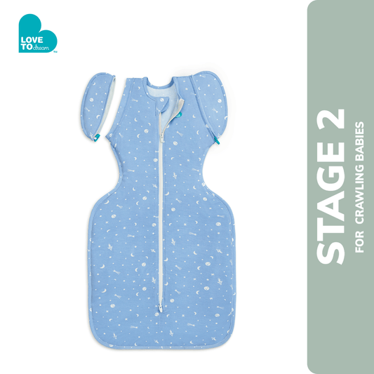 Swaddle Up™ Transition Bag 1.0 TOG Bamboo Light Blue – Time & Space