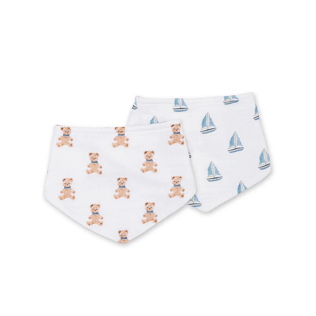 Lulujo Baby Bandana Bibs (Set of 2)