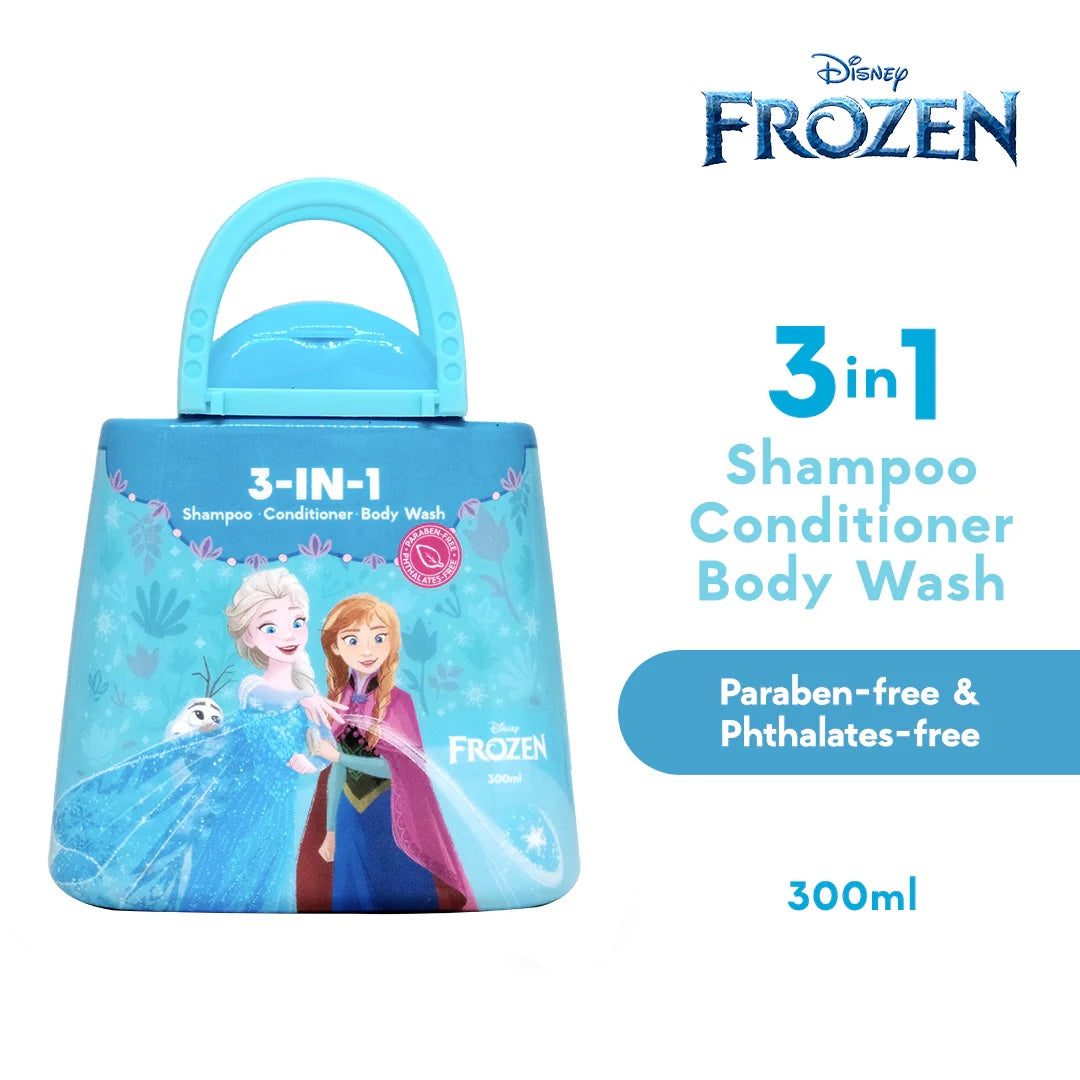 Lil Sunflower Disney Frozen 3-in-1 Kids Shampoo and Wash 300ml