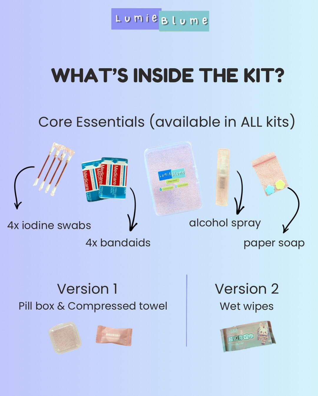 LumieBlume Compact Care Kit