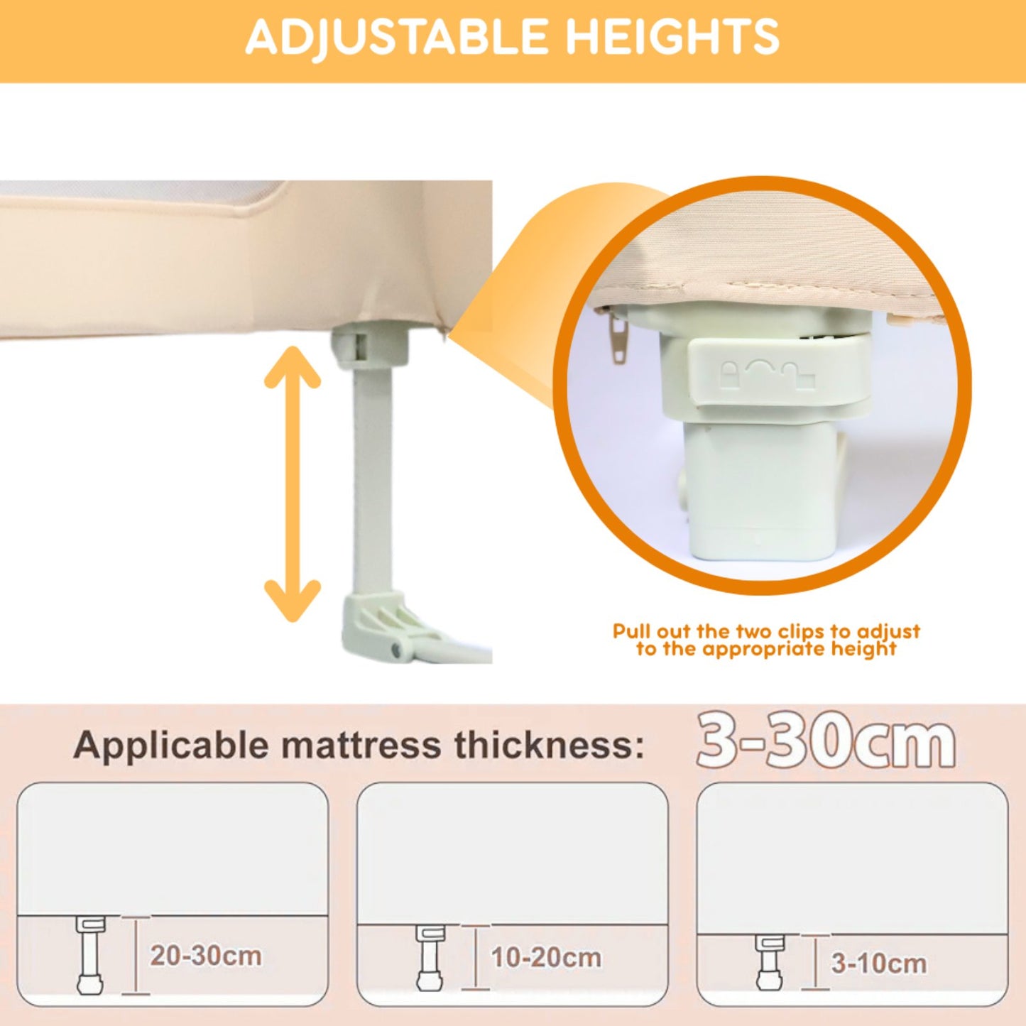 Mambo Foldable Bed Rail