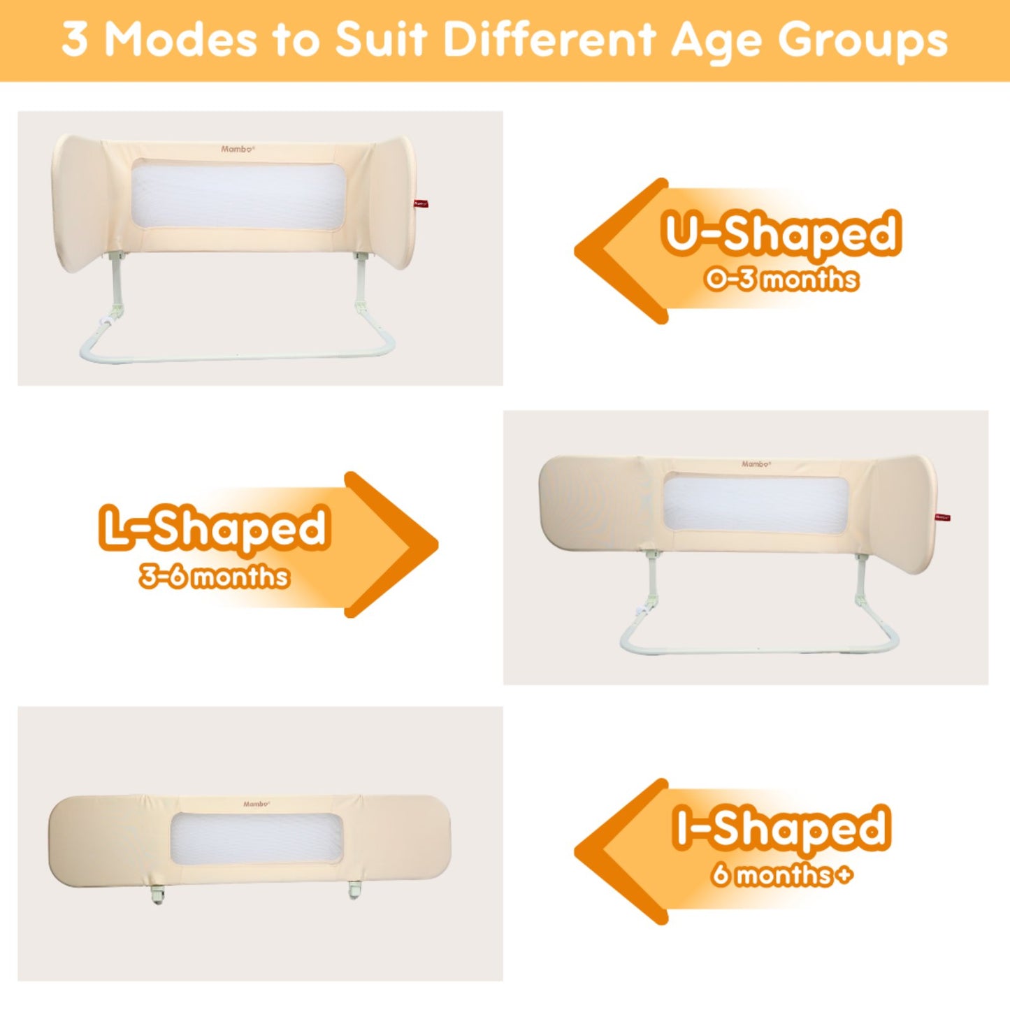Mambo Foldable Bed Rail