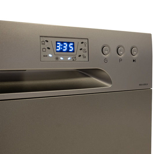 Maximus Tabletop Dishwasher with UV - Silver (MAX-005UV)