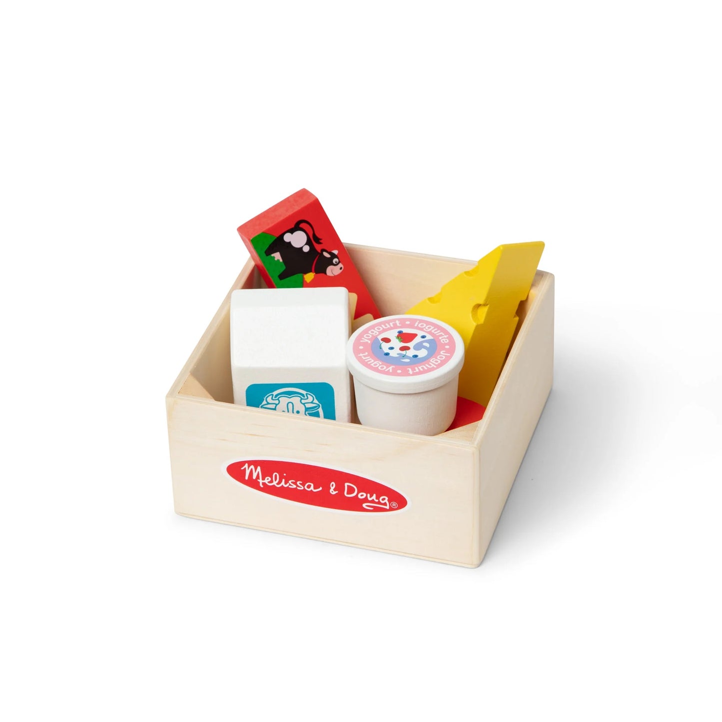 Melissa and Doug Wooden Food Groups Play Set - Dairy