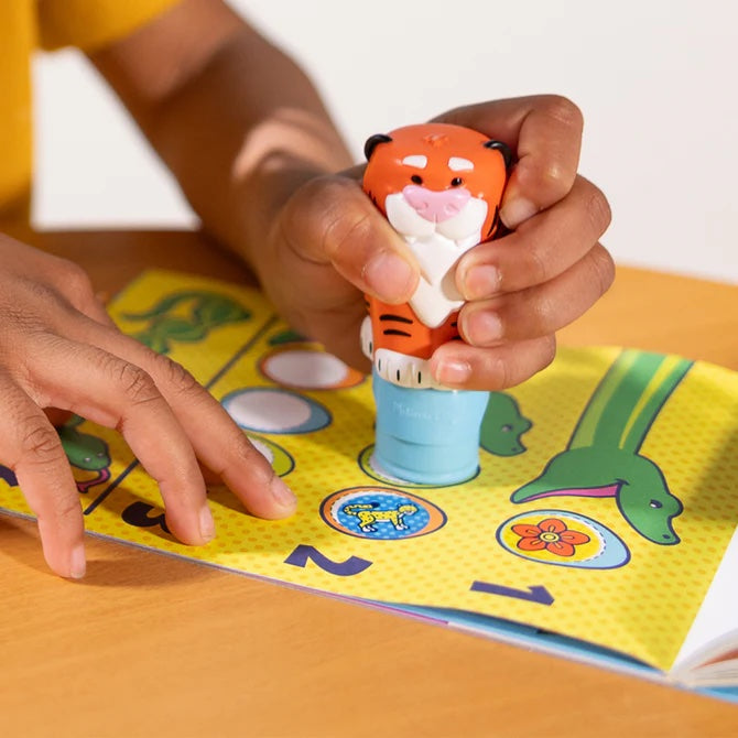 Melissa and Doug Sticker WOW! Activity Pad & Sticker Stamper - Tiger