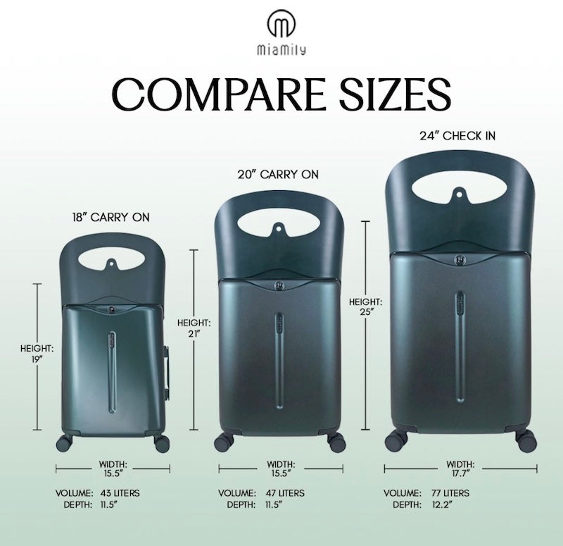 MiaMily Multicarry 18" Carry On Luggage