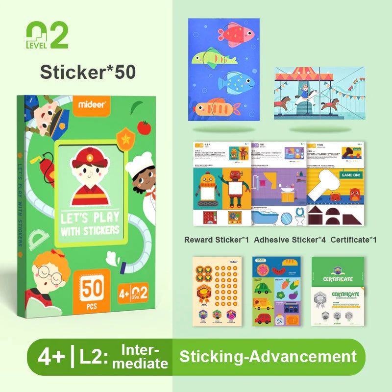 Mideer Let's Play with Stickers