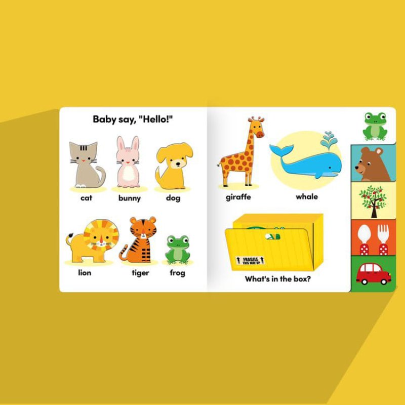 Mama Makes Books Baby Says: A Touch and Feel Book