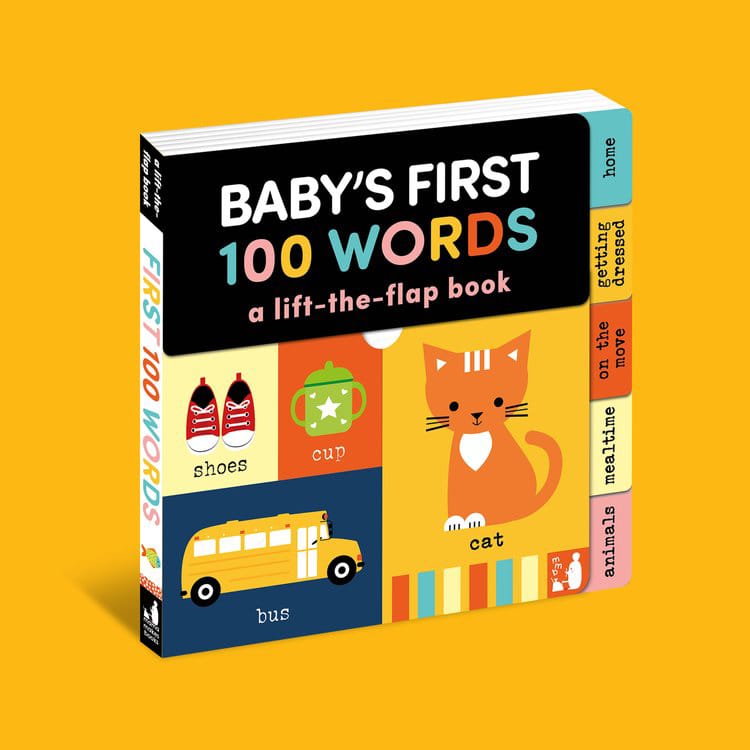 Mama Makes Books Baby's First 100 Words Lift-the-Flap Board Book