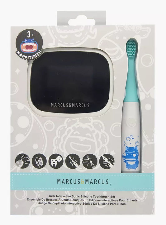 Marcus n Marcus Happiteeth Kids Interactive Sonic Silicone Toothbrush Set