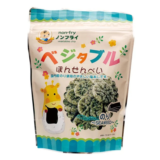 MOGU MOGU-CHAN Vegetable Rice Cracker - Seaweed