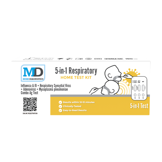 MOHS Diagnostics 5-in-1 Respiratory Home Test Kit