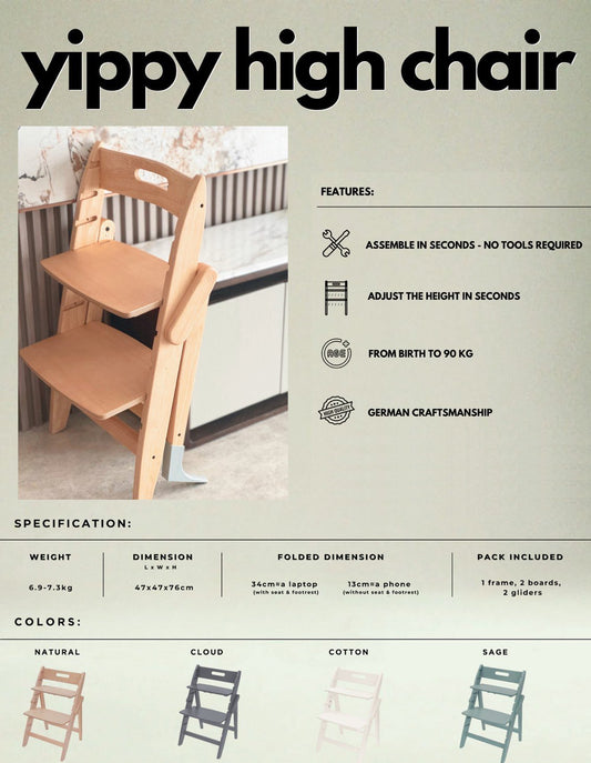 Moji Yippy High Chair