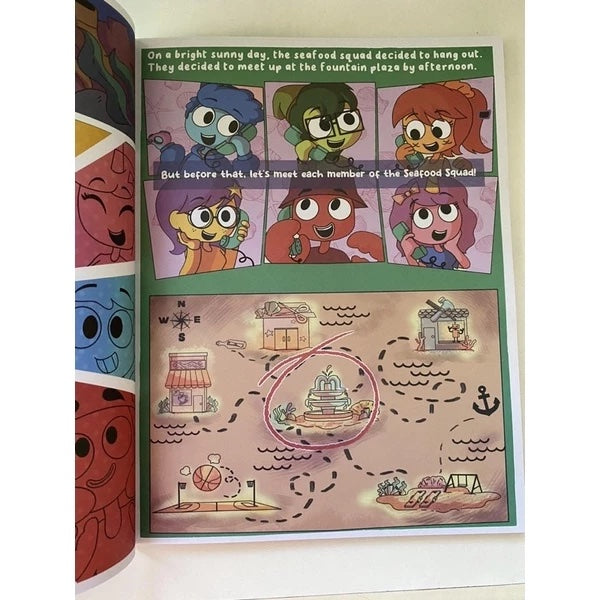 Seafood Squad: An Activity Book on Friendships (with stickers inside)
