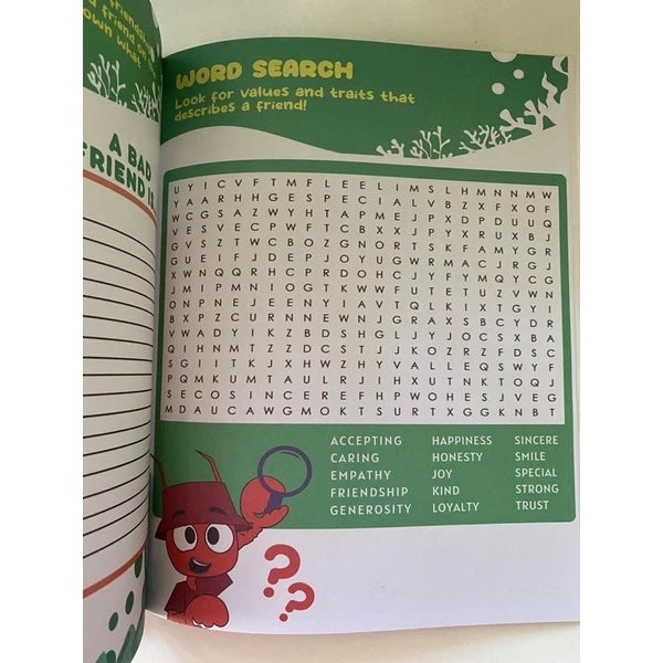 Seafood Squad: An Activity Book on Friendships (with stickers inside)