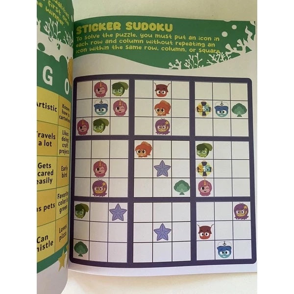 Seafood Squad: An Activity Book on Friendships (with stickers inside)