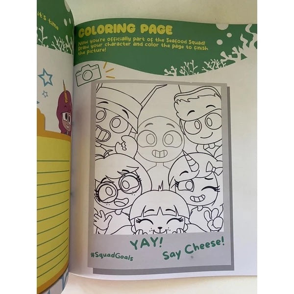 Seafood Squad: An Activity Book on Friendships (with stickers inside)