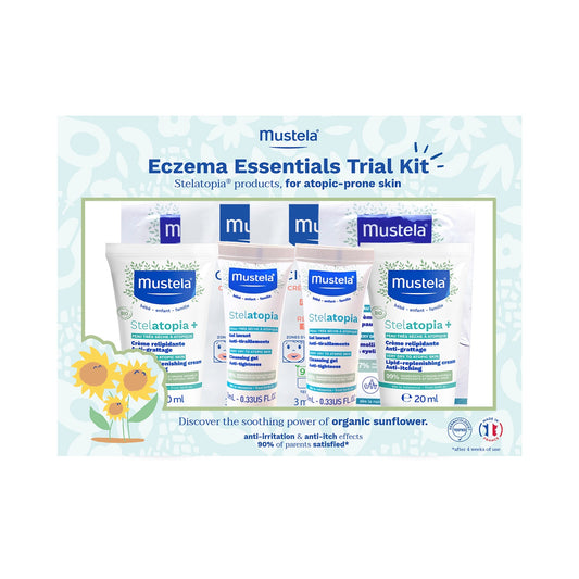 Mustela Eczema Essentials Trial Kit with Stelatopia+ Lipid Replenishing Cream 20ml - No. 1