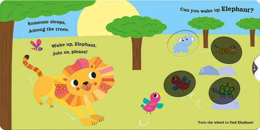 Magic Wheel Book Good Morning Lion