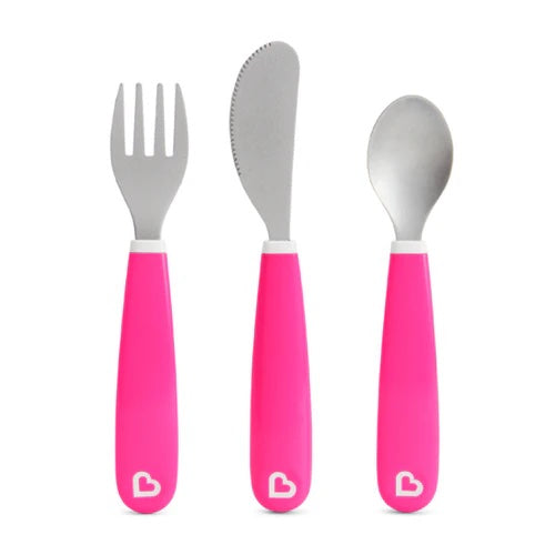 Munchkin Splash Toddler Fork, Knife, and Spoon