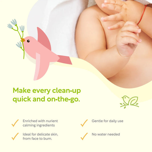Nature to Nurture Baby Rinse Free Cleanser 120ml