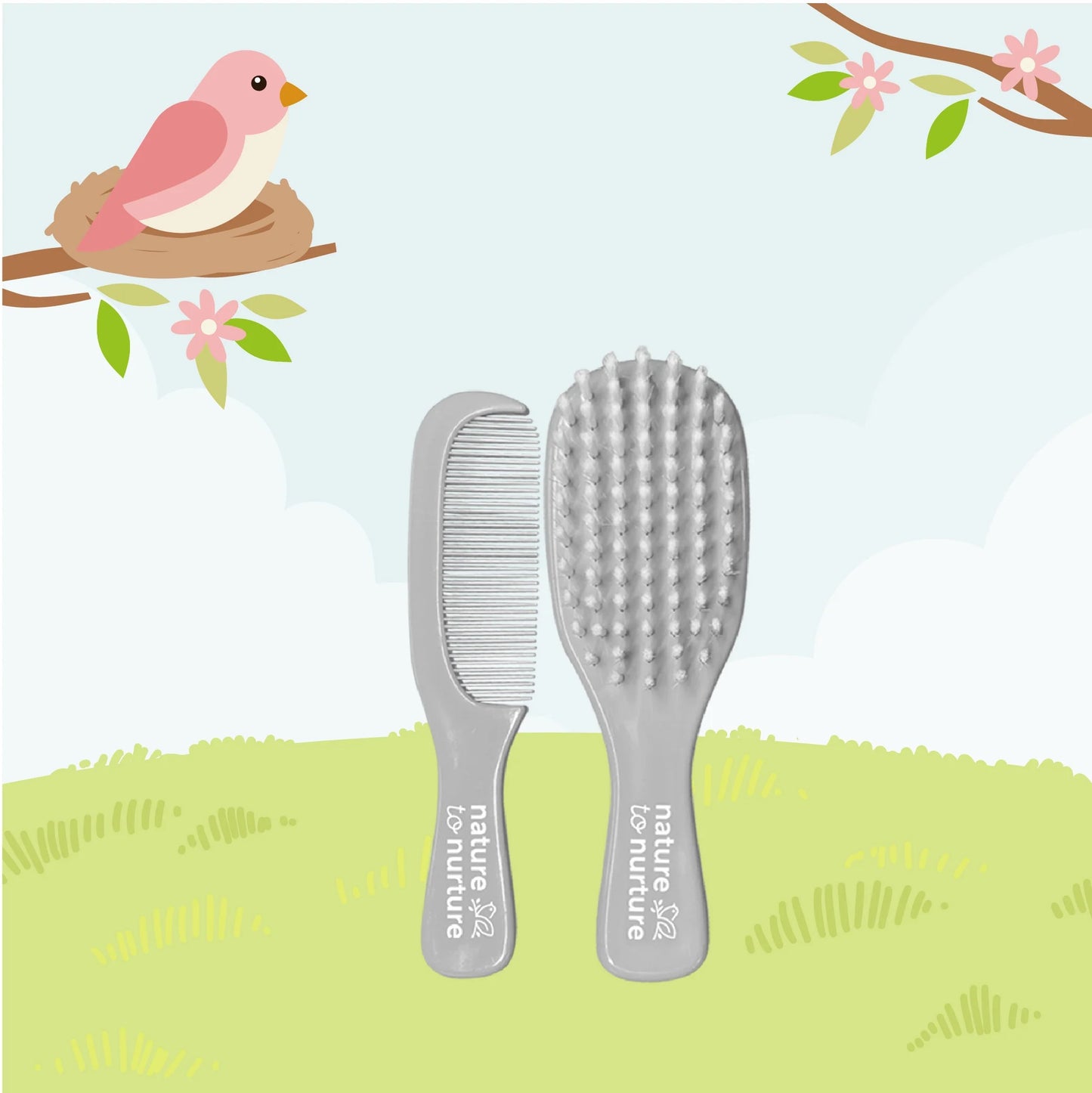 Nature to Nurture Baby Brush and Comb Set