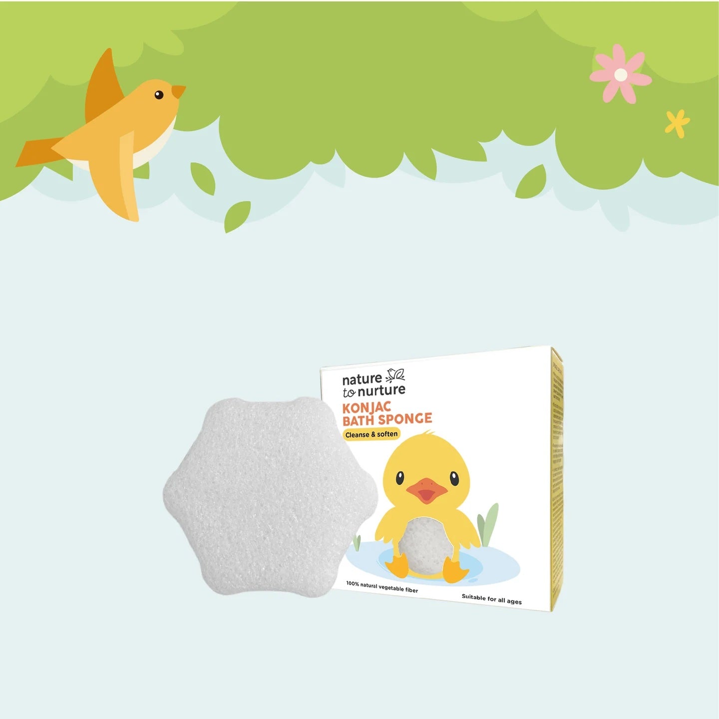 Nature to Nurture Konjac Bath Sponge