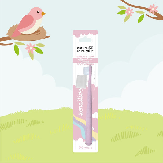 Nature to Nurture Sensitive Wheat Ultra-Fine Bristle Toothbrush (0-6 years old)