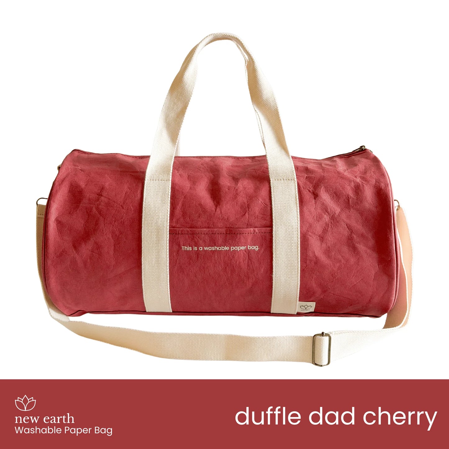 New Earth Duffle Dad Washable Paper Bag