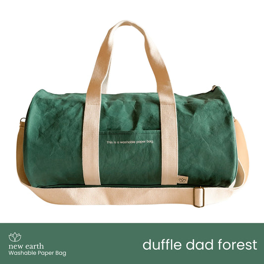 New Earth Duffle Dad Washable Paper Bag