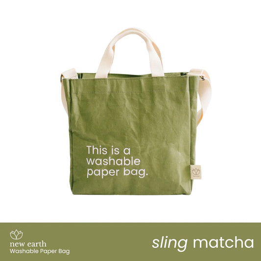 New Earth Washable Paper Bag - Sling