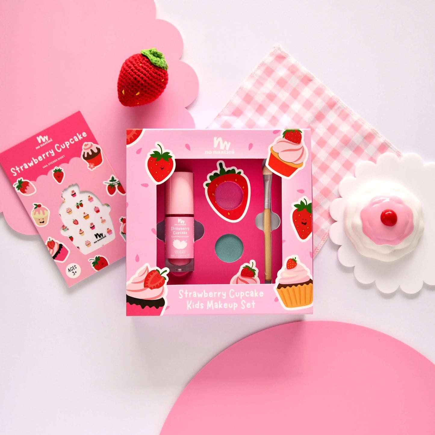 No Nasties Strawberry Cupcake Gift Set