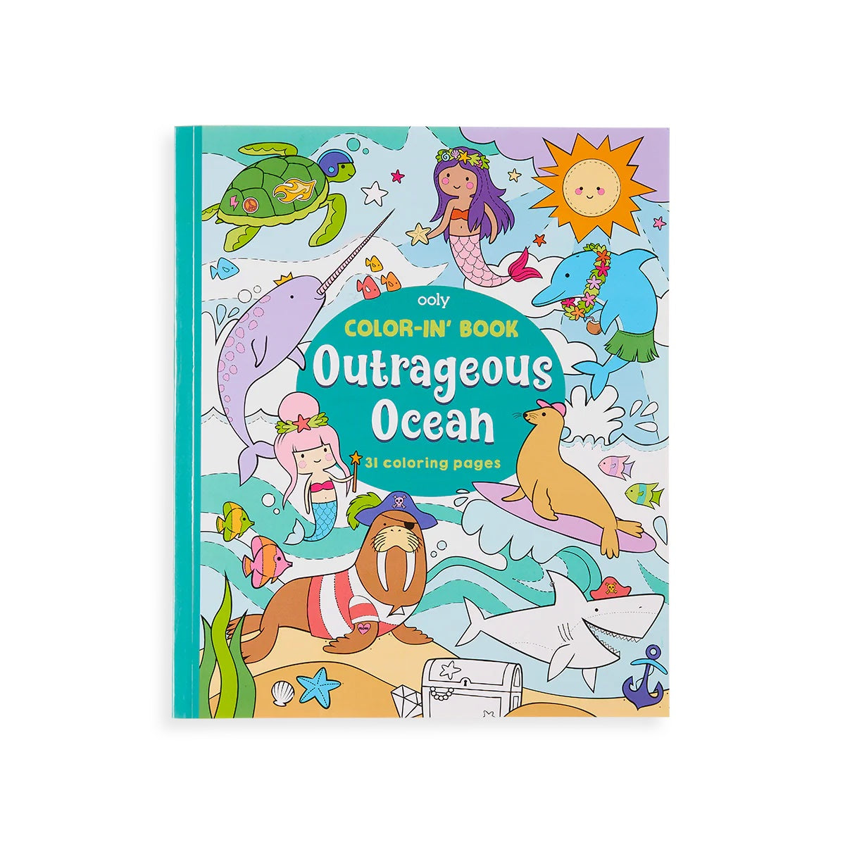 Ooly Coloring Book - Outrageous Ocean