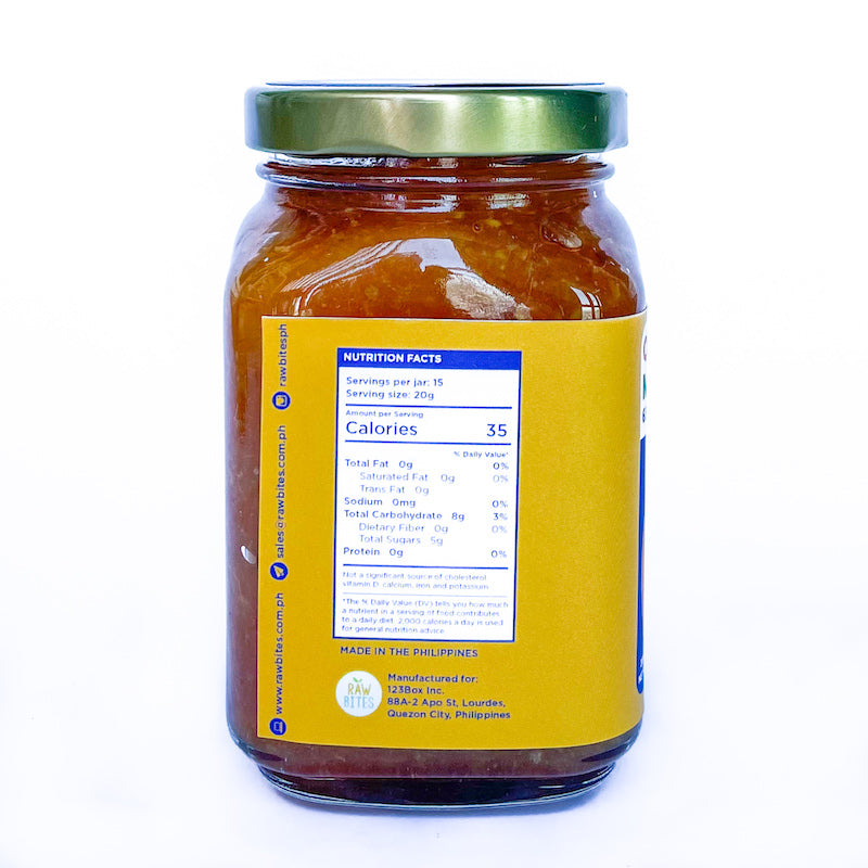 Raw Bites PH Orange Ginger Marmalade (300g)