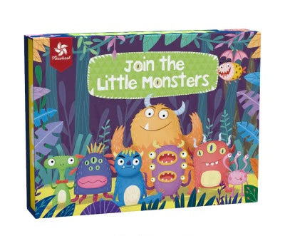 Pinwheel Toys Join the Little Monsters Wipe and Clean Card Game