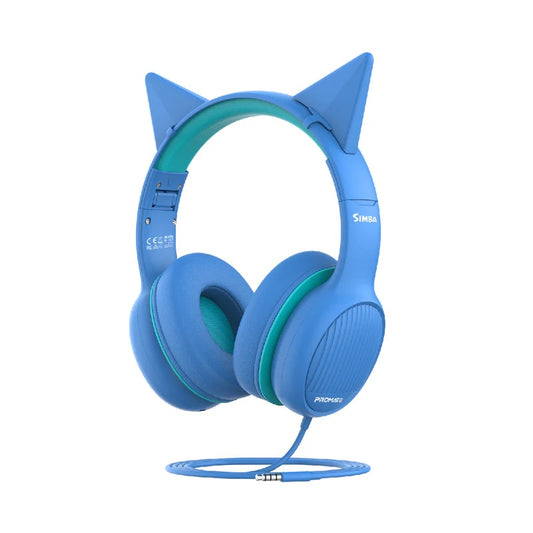 Promate Simba Over-Ear Hi-Definition SafeAudio Headset
