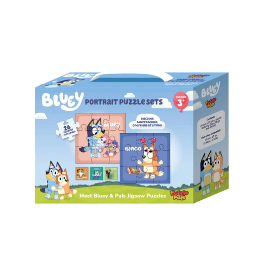Puzzle Pals Bluey Friends and Family Character Puzzle Set