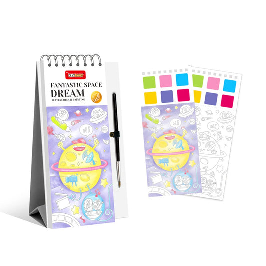 Pierre's Farm Watercolor Painting with Brush