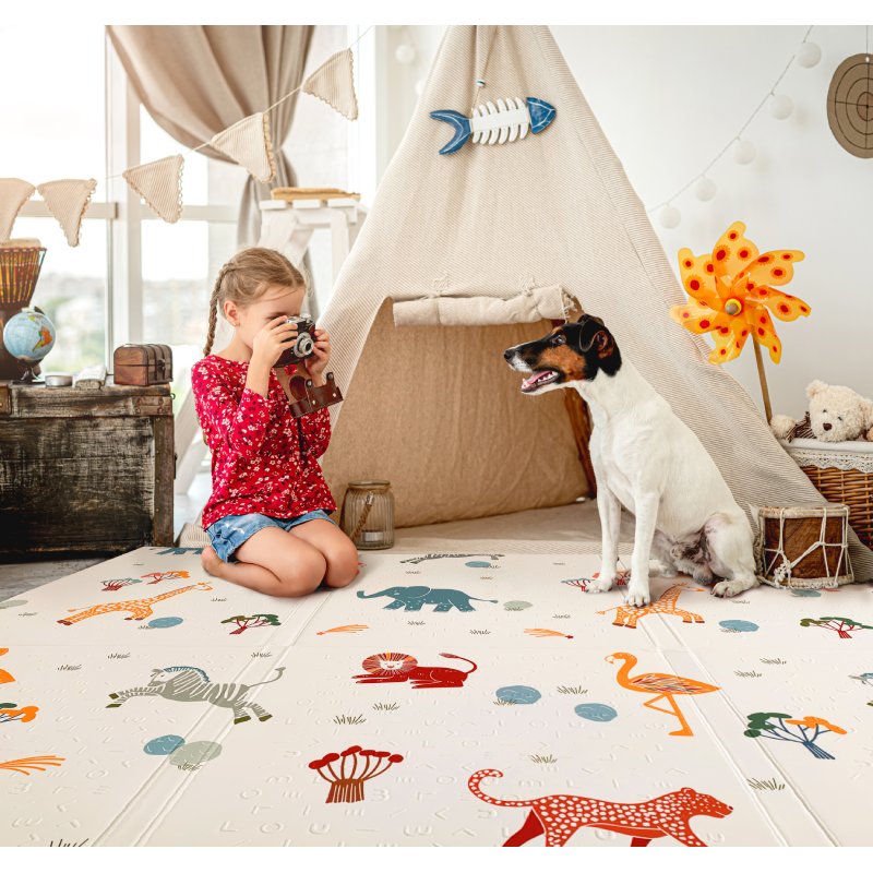 Oribel PurePlay AntiBac Playmat - Savanna Adventures