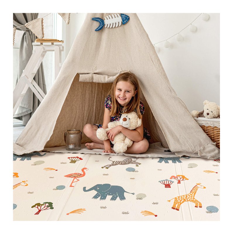 Oribel PurePlay AntiBac Playmat - Savanna Adventures