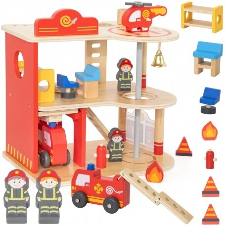 PolarB Viga Fire Station Rescue Playset
