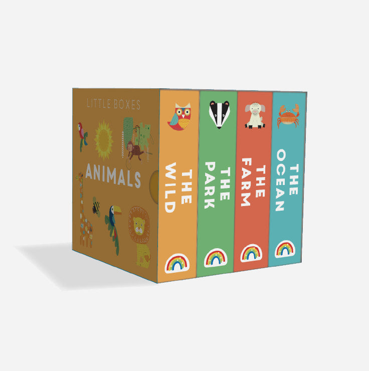 Really Decent Books Little Boxes - ANIMALS