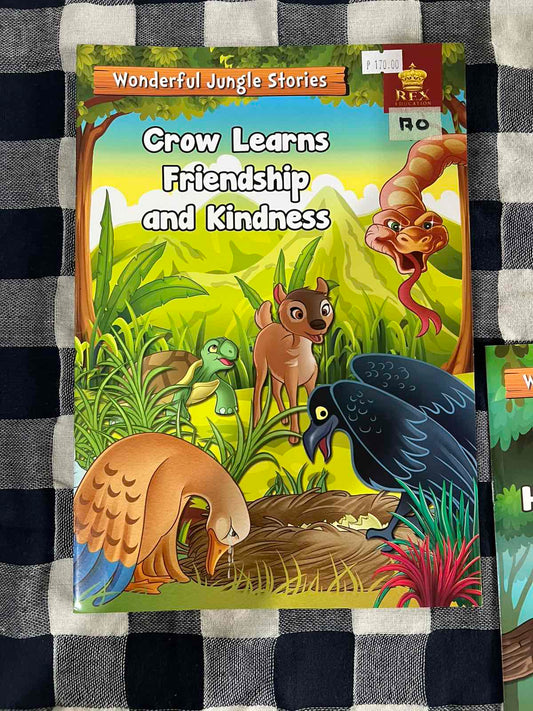 Rex Books Wonderful Jungle Stories - Crow Learns Friendship and Kindness