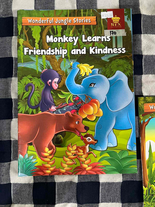 Rex Books Wonderful Jungle Stories - Monkey Learns Friendship and Kindness