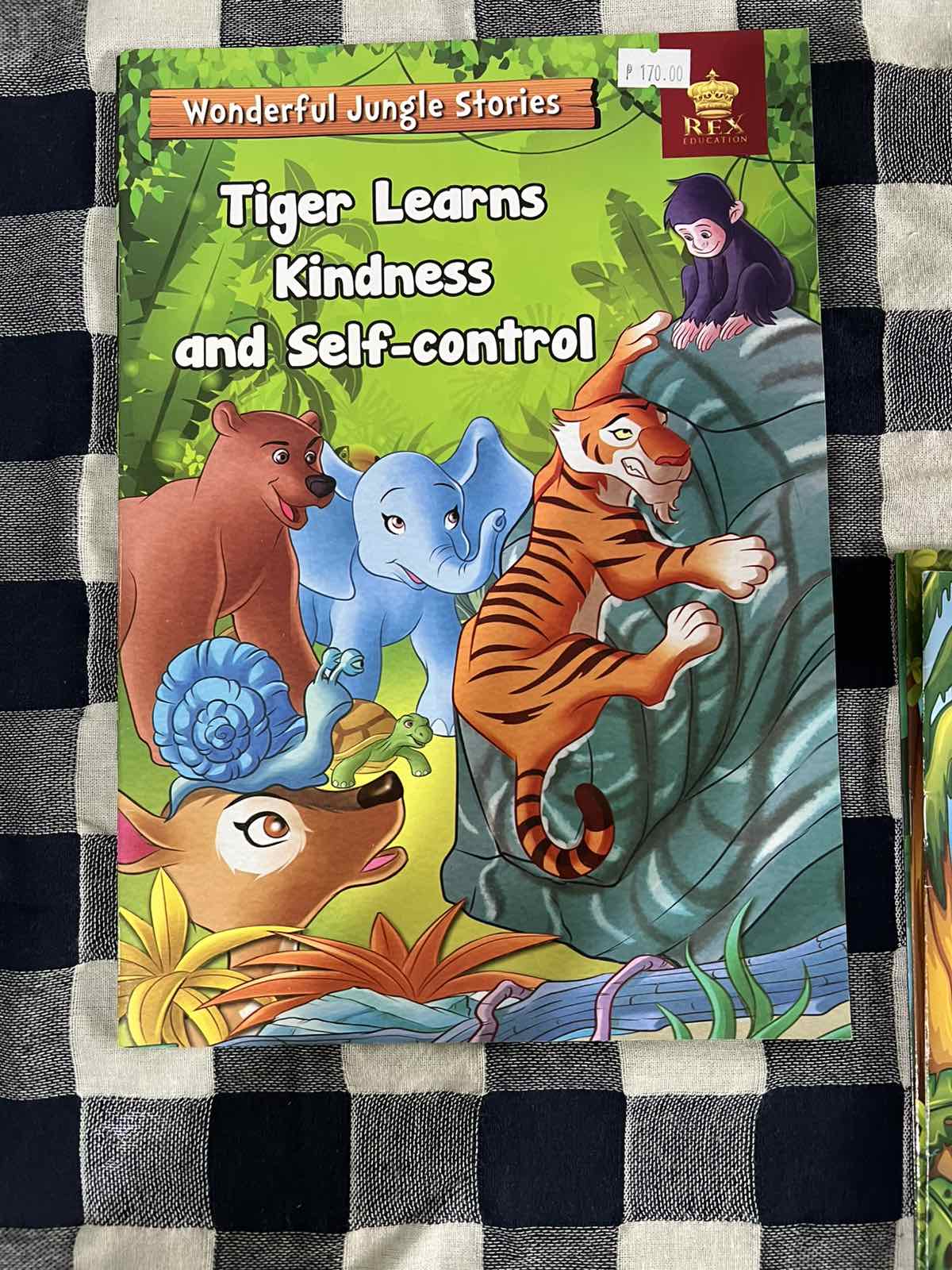 Rex Books Wonderful Jungle Stories - Tiger Learns Kindness and Self-Control