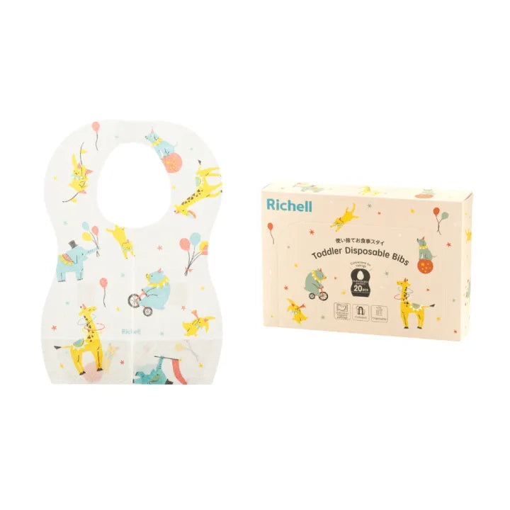 Richell Disposable Baby Bib 20s