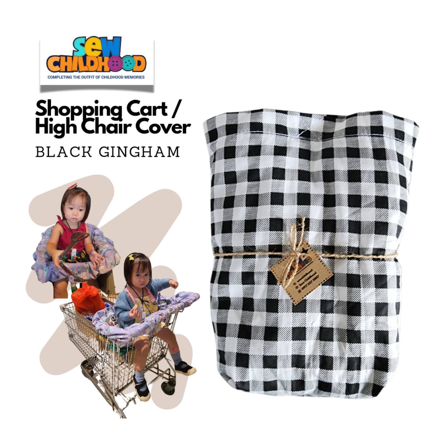 Sew Childhood Shopping Cart/Highchair Cover