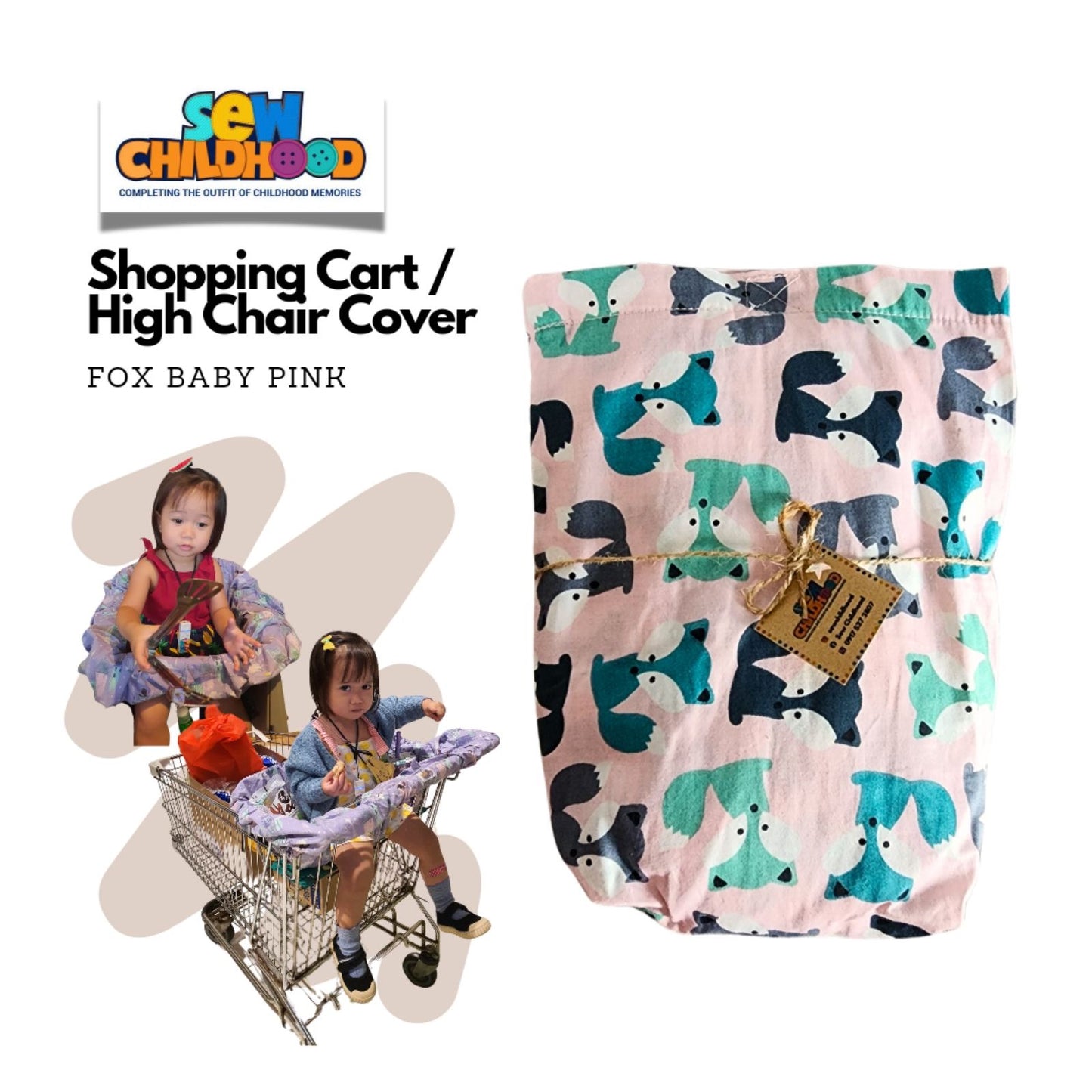 Sew Childhood Shopping Cart/Highchair Cover